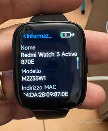 Lotto di 3 Smartwatch Xiaomi Redmi