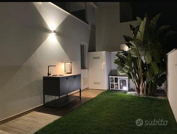 Set 3 luci cubotti  da esterno o interno