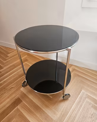 Tavolino carrello vintage IKEA STRIND – Nero