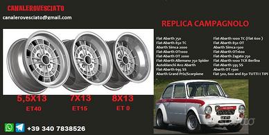 Cerchi in lega 13 campagnolo 4x98 fiat abarth