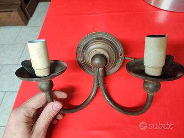 Lampadario da muro stile antico