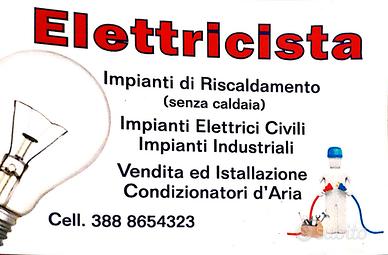 Elettricista e montatore di climatizzatori