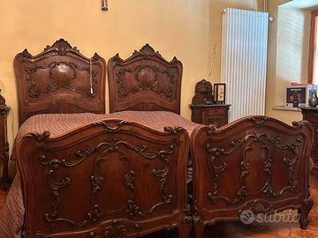 Camera da letto in stlle barocco piemontese