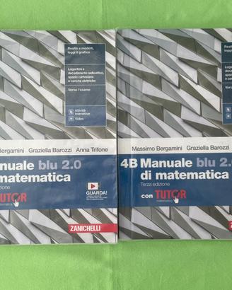 Manuale blu 2.0 di matematica 4A e 4B