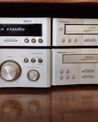 Impianto stereo Technics rs-HDA710 anno 2000