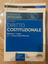 Manuale diritto costituzionale