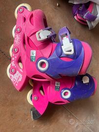 Rollerblade bambina 28/30 più protezioni