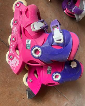 Rollerblade bambina 28/30 più protezioni