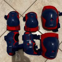 Pattini a 4 rotelle n. 34 con borsa e protezioni