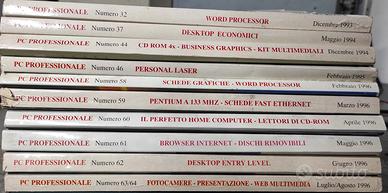 10 Riviste informatica vintage PC PROFESSIONALE