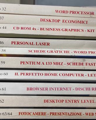 10 Riviste informatica vintage PC PROFESSIONALE