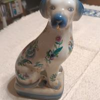 Cane in ceramica dipinta a mano 