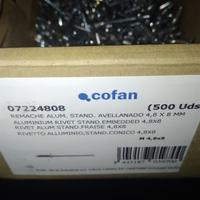 500pz RIVETTO ALL,STAND.CONICO 4,8X8 (10 sc disp)