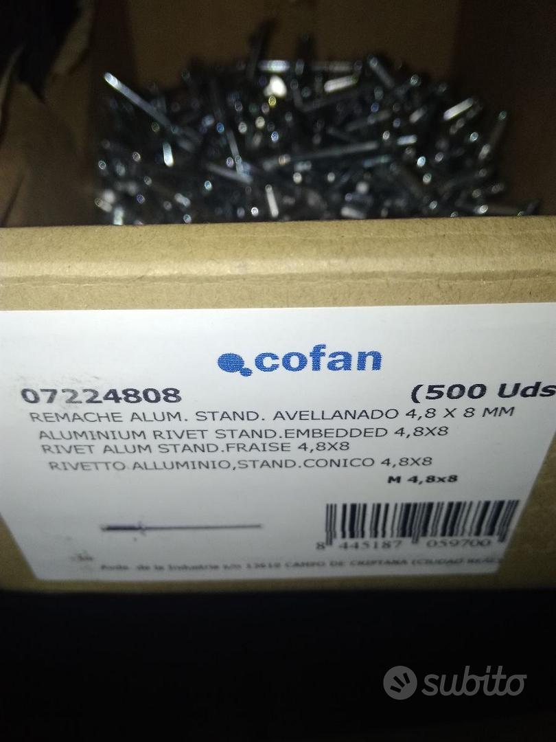 Rivetti In Acciaio Inox Testa Piatta 1/4 X 1/2 Pollice - Confezione Da 50 Pezzi Per Falegnameria E Ferro - Foto 2
