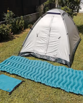 Lotto tenda e materassino gonfiabile ultralight