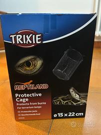 Cestello di protezione per lampada terrario