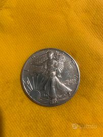 Moneta one dollar liberty 1991