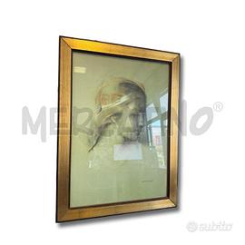 QUADRO SYLVIA LEFKOVITZ CARBONCINO E TECNICA MISTA