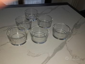 set bicchierini da budino