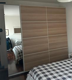 Armadio 3 ante, 2 scorrevoli -1a specchio