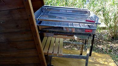 Barbecue legna/carbonella inox
