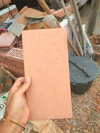 pavimento in cotto colore rosato