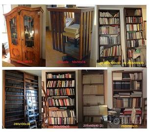 scaffali su misura   e libreria d'poca