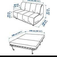 divano letto e mobile 