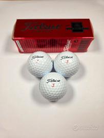 3 palline da golf Titleist PTS Distance BLED Club