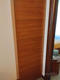 scarpiera in legno usata pochissimo