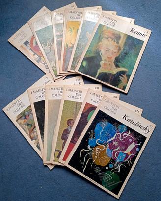 12 vol. I MAESTRI DEL COLORE periodo '800-'900