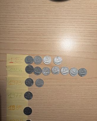 Monete da 5 lire
