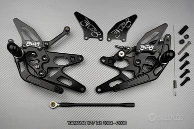 Pedane arretrate YAMAHA YZF R1 2004 2005 2006