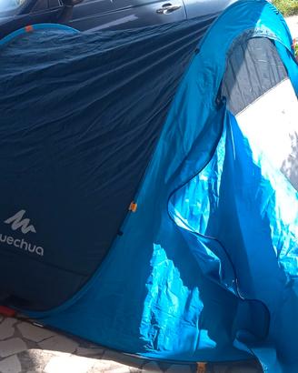 Tenda da campeggio Quechua 2 second 3 posti+matera