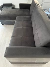 Divano ribaltabile letto con contenitore