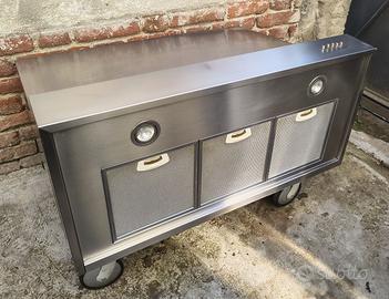 Cappa Inox 90cm Falmec Acciaio Filtri Carbone