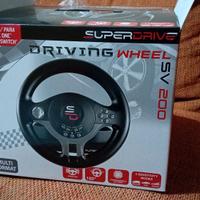 volante con pedali per Ps 3 e 4, Switch, Xbox, Pc