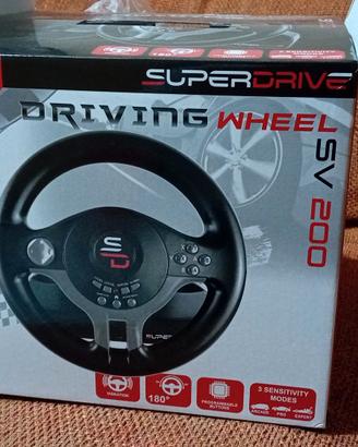 volante con pedali per Ps 3 e 4, Switch, Xbox, Pc