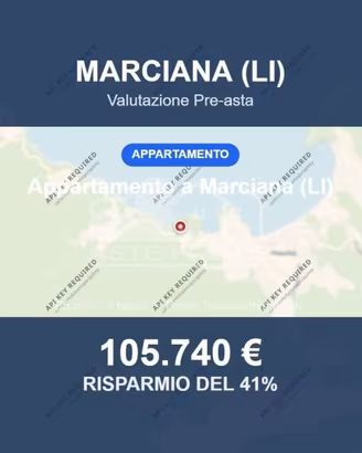Immobile in asta di 85 m² con box auto a Marciana