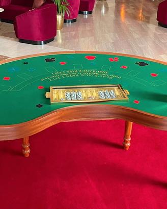black jack table game
