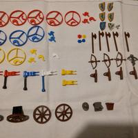 Lego Castelli anni '80/90: armi piume scudi fiori