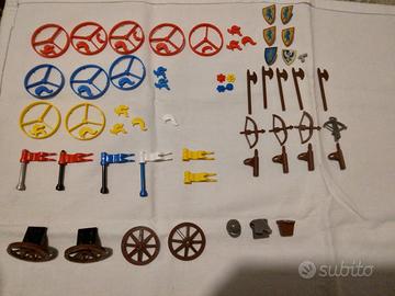 Lego Castelli anni '80/90: armi piume scudi fiori