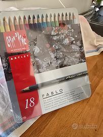 matite colorate caran d'ache Pablo 18 PZ 