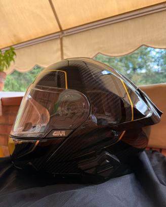 Casco modulare in carbonio + interfono Midland  
