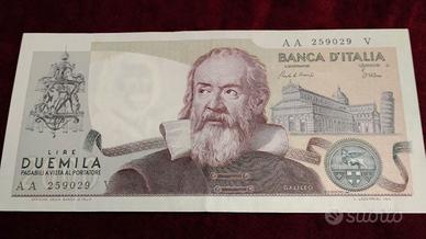 2000 LIRE-"GALILEO"-FDS-SERIE AA-COME FOTO