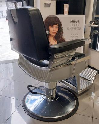 POLTRONA DA BARBIERE PROFESSIONALE