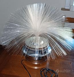 Lampada design fibra ottica Anni 60/70