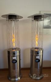 Stufe  a gas  per esterno PGF 1211 acciaio Qlima