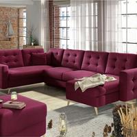 RICERCATO DIVANO ANGOLARE CON ELEGANTE TRAP.!