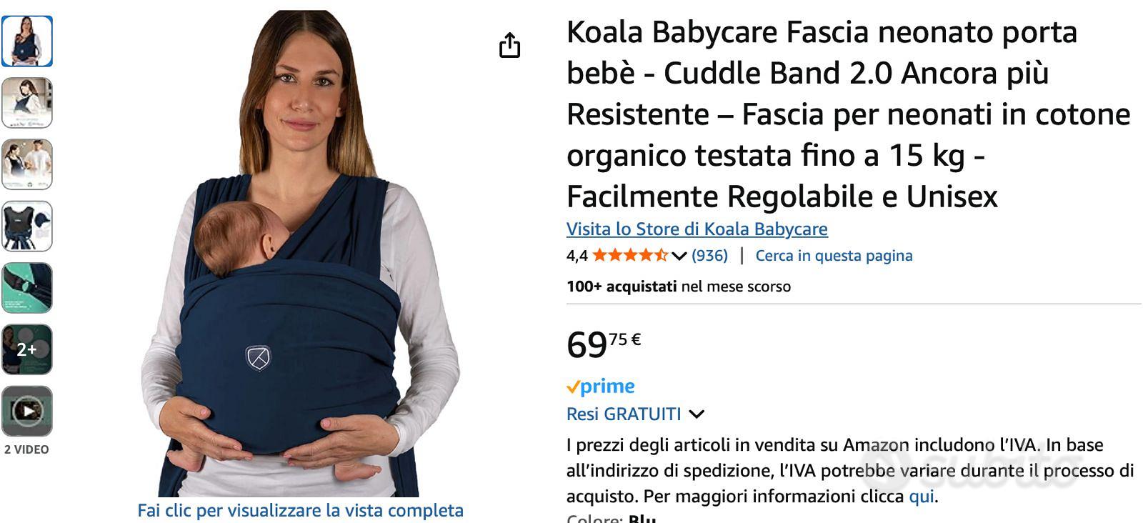 Fascia Porta Bebè Koala Babycare | Cuddle Band 2.0 In Cotone Organico | Fino A 15 Kg - Foto 13